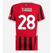 AC Milan Malick Thiaw #28 Hjemmedrakt Kvinner 2024-25 Kortermet